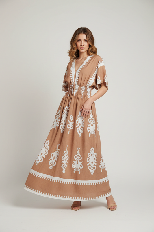 Le Bonbon Kleid 51622 Camel