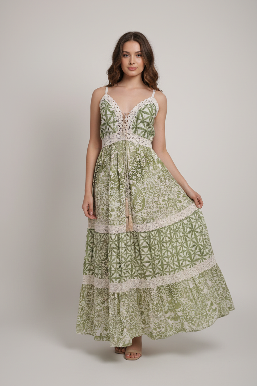 Liping Moda Kleid 62327 Grün