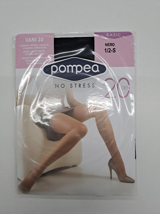 Pompea Strumpfhose 7002 schwarz 20 DEN