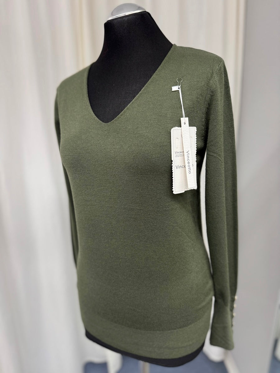 Vinceotto Pulli 3503 Khaki