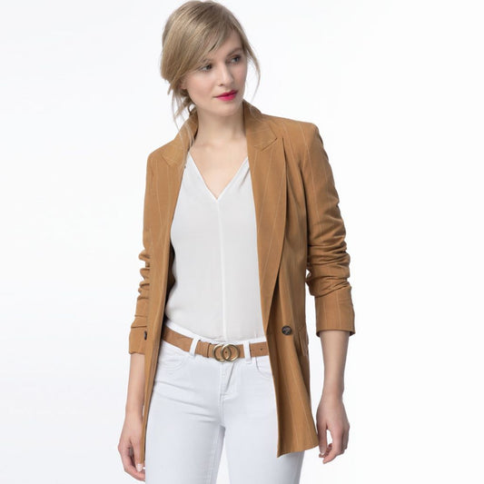 Bernd Götz Ledergürtel Camel mit Goldschließe | Modell 301695 - Stylinspo