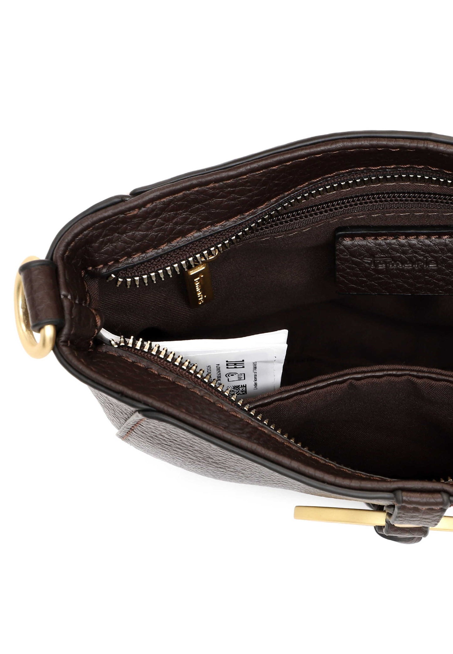 Tamaris Umhängetasche 34820 Schwarz - TAS Maischa Detailansicht Innenleben
