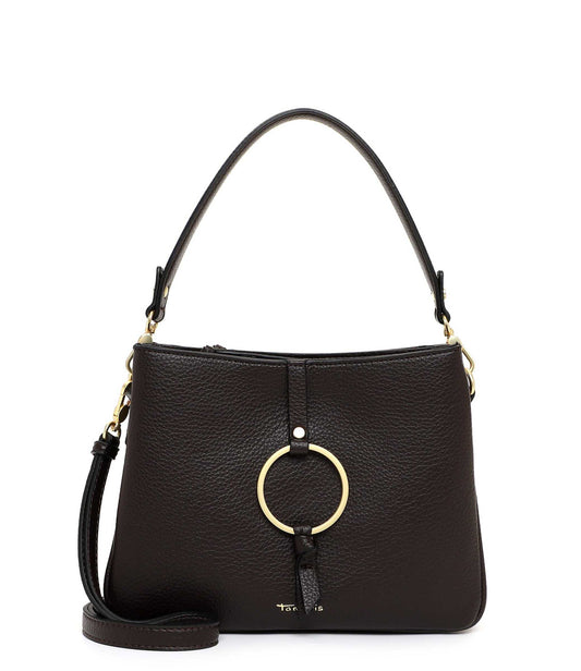 Tamaris Handtasche 34823 Dunkelbraun - für Büro, City & Freizeit Seitenansicht