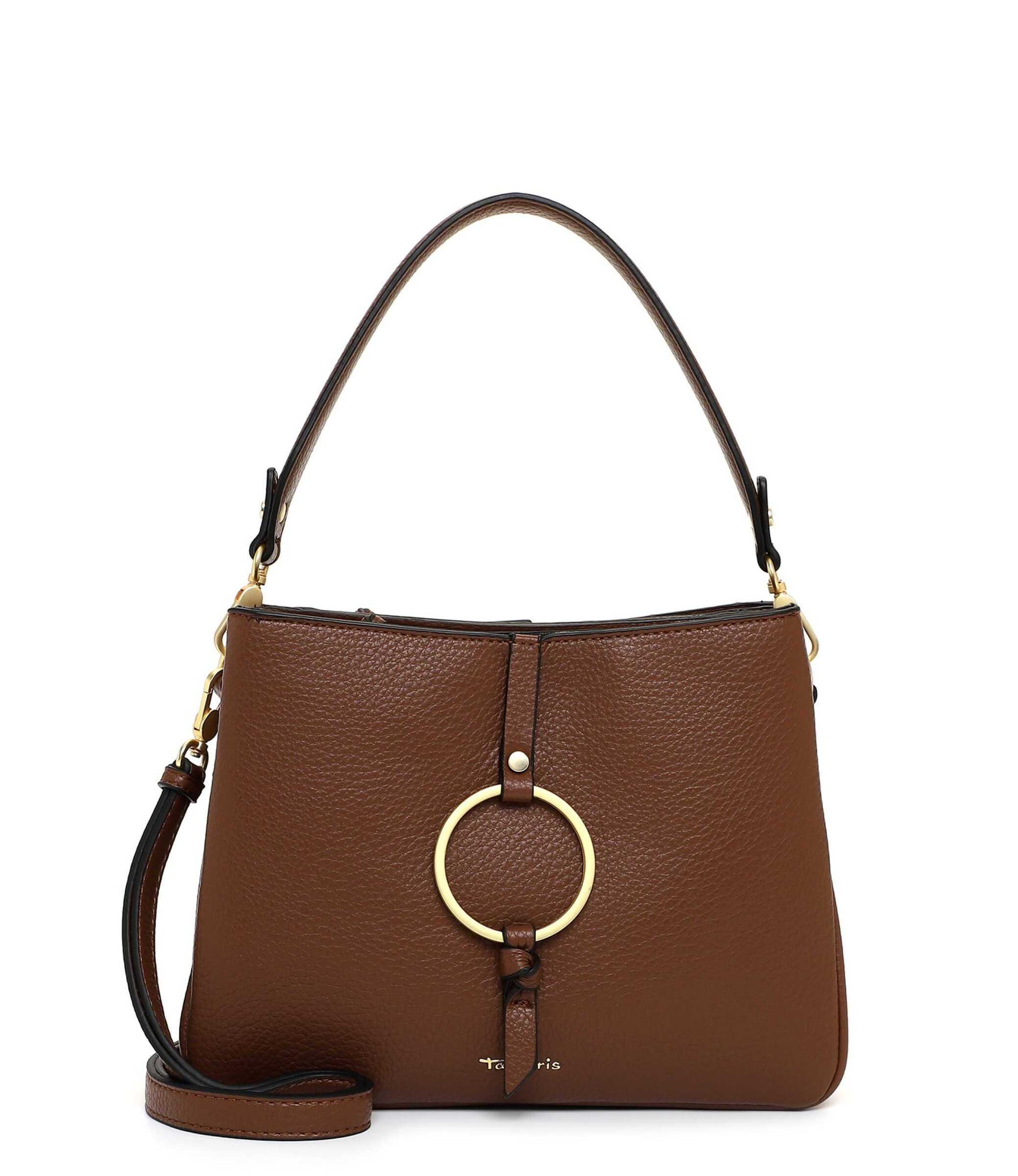 Tamaris Handtasche 34823 Cognac - für Büro, City & Freizeit - Seitenansicht