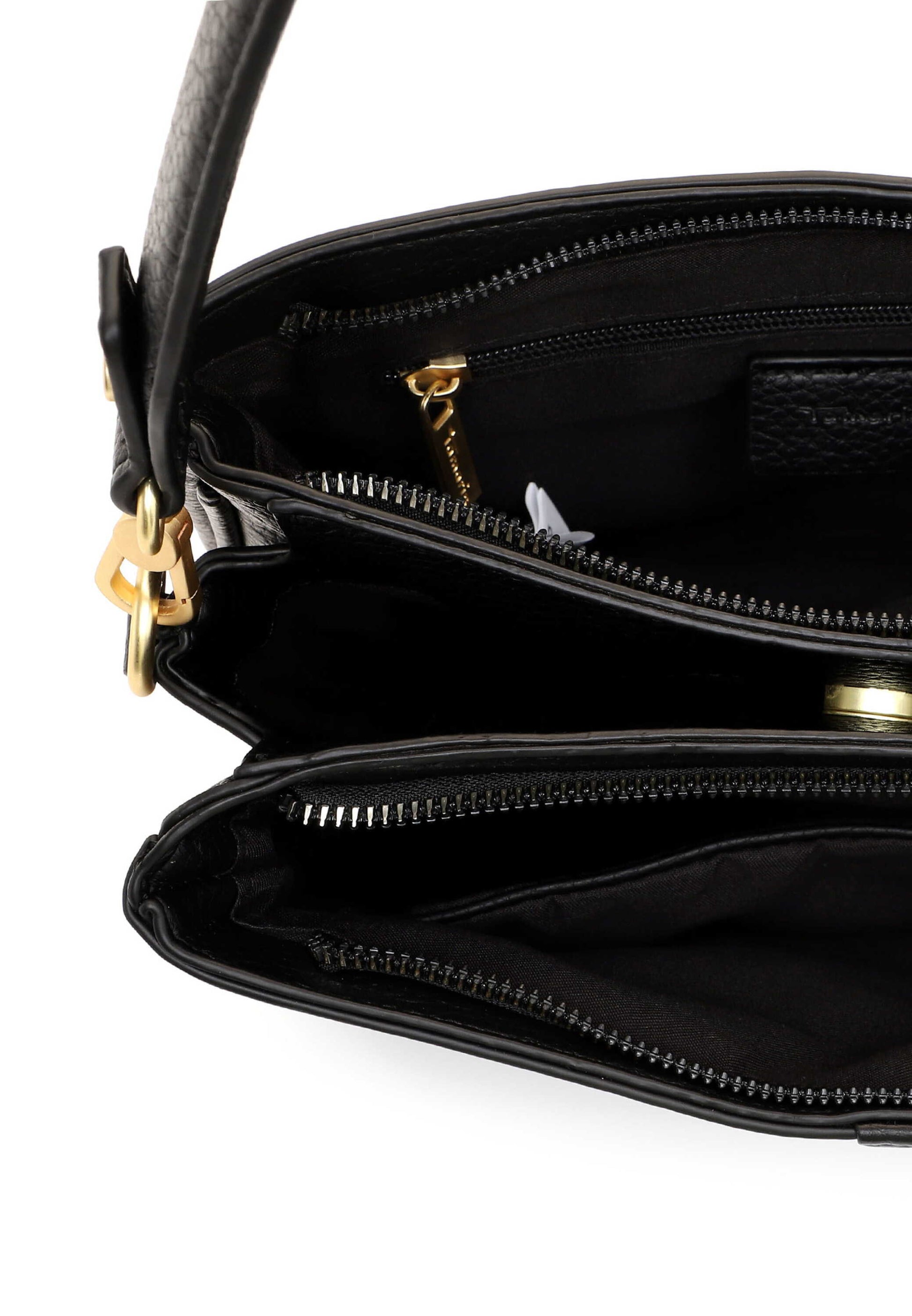 Tamaris Handtasche 34823 Schwarz - für Büro, City & Freizeit - Detailansicht Innenleben