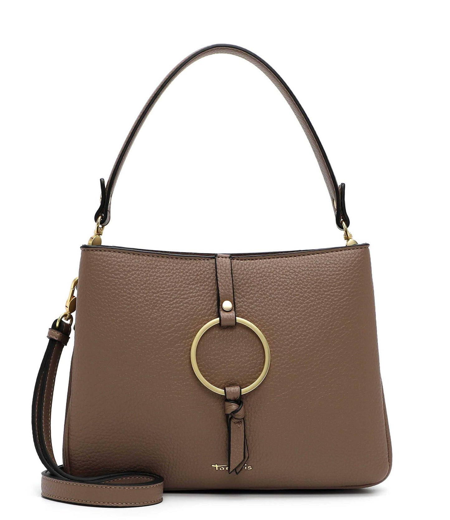 Tamaris Handtasche 34823 Taupe - für Büro, City & Freizeit - Seitenansicht