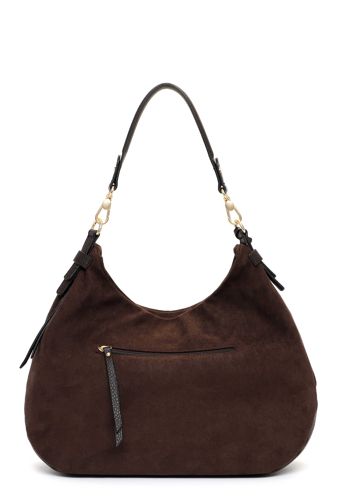 Tamaris Beuteltasche 34882 Dunkelbraun - Modern & alltagstauglich Rückansicht