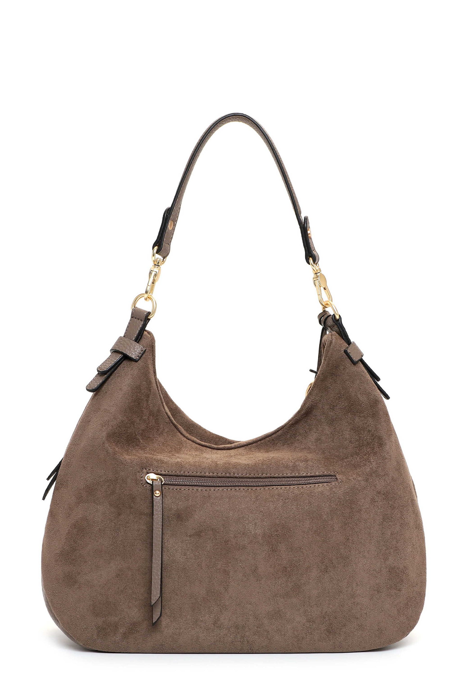 Tamaris Beuteltasche 34882 Taupe - Modern & alltagstauglich Rückansicht
