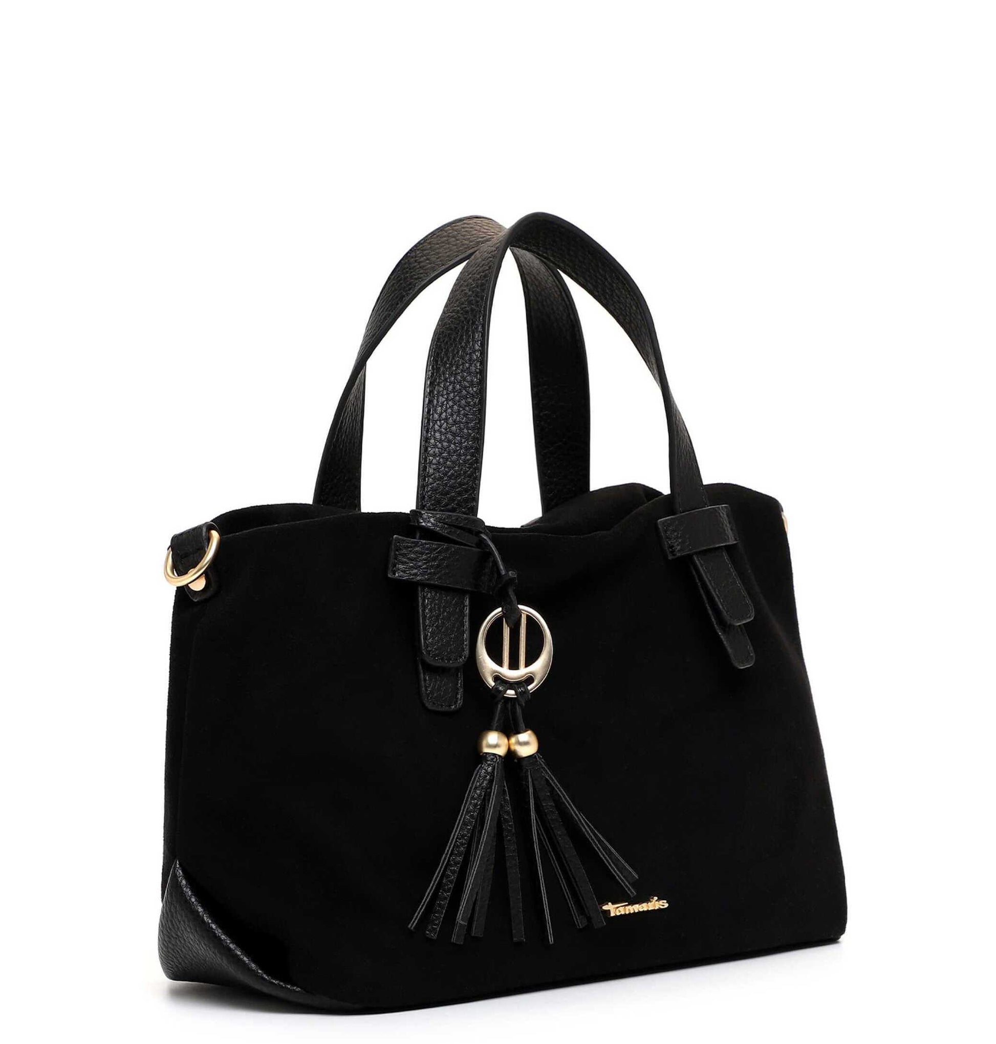 Tamaris Cityshopper 34883 Schwarz - Praktisch und stilvoll zugleich Frontansicht
