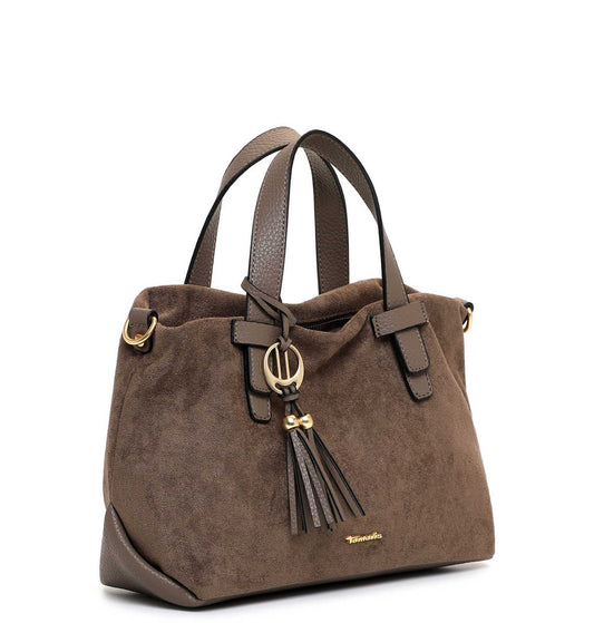 Tamaris Cityshopper 34883 Taupe - Praktisch und stilvoll zugleich Frontansicht