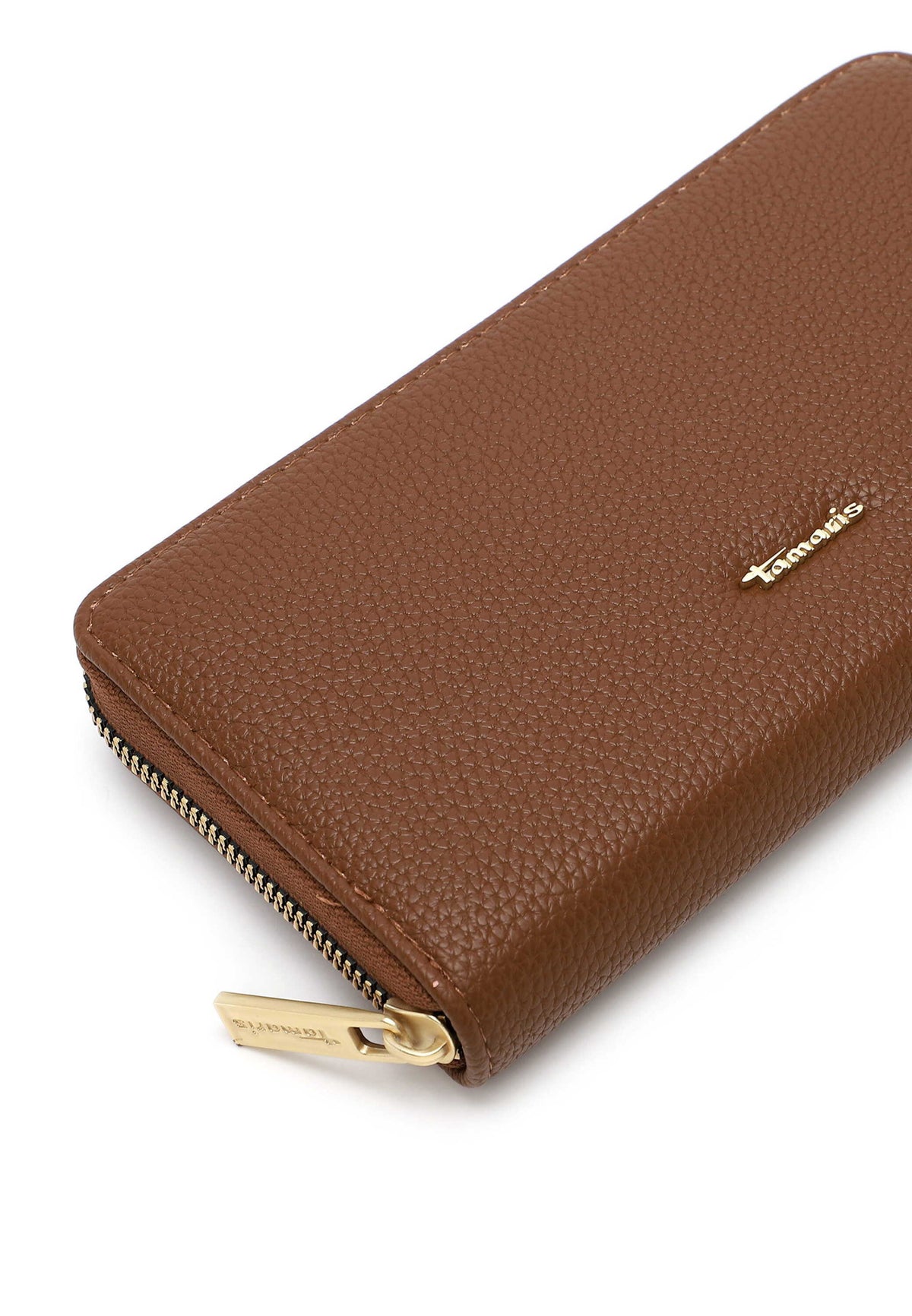 Tamaris Geldbörse 34846 Marissa Cognac - Detail der Materialoberfläche