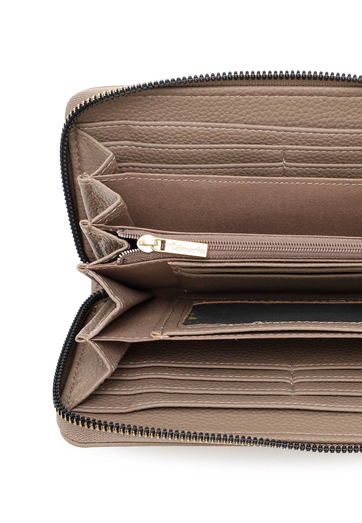 Tamaris Geldbörse 34846 Marissa Taupe - Detailansicht Innenleben