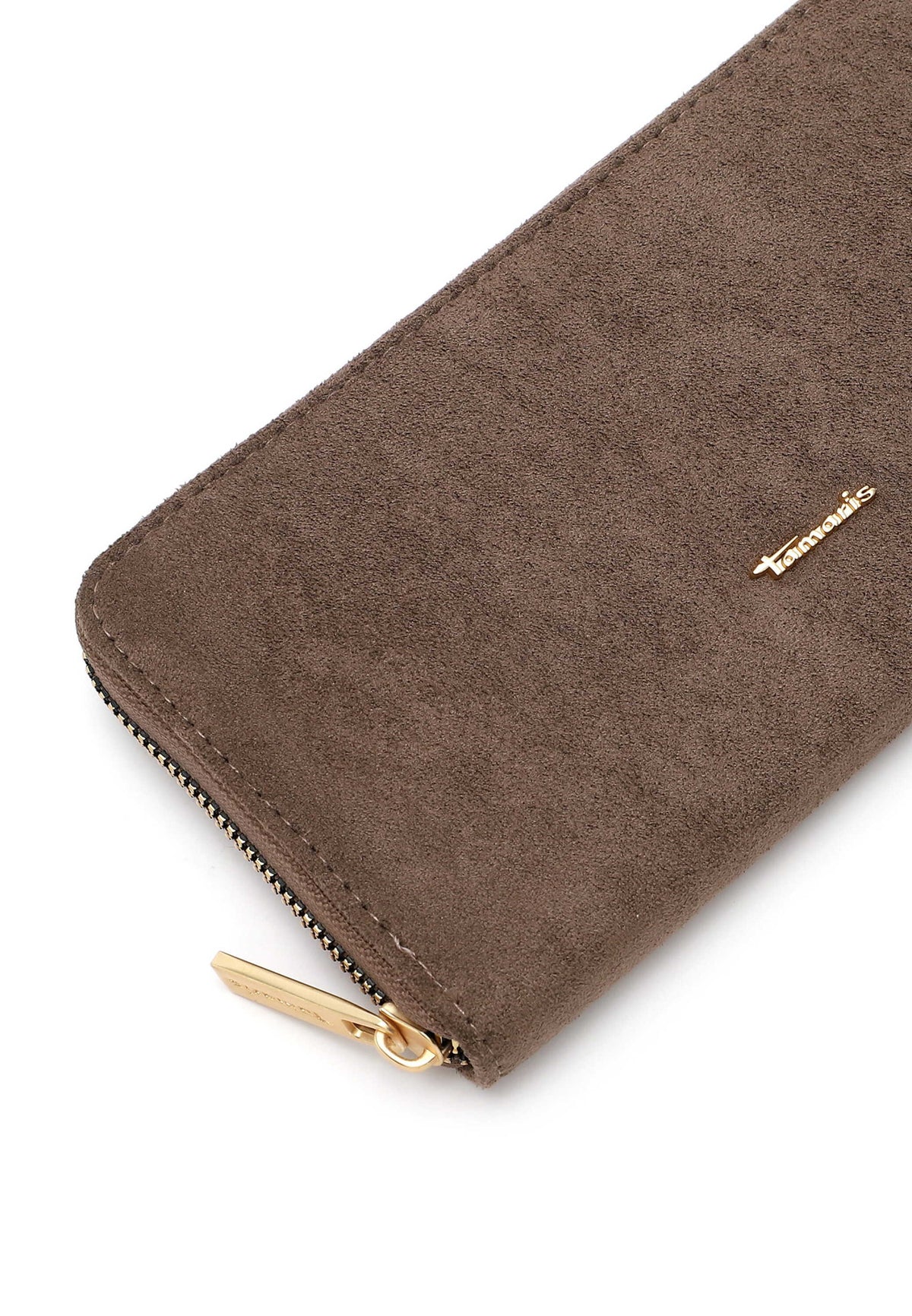 Tamaris Geldbörse Mareike 34885 Taupe | 12 Kartenfächer - Detailansicht