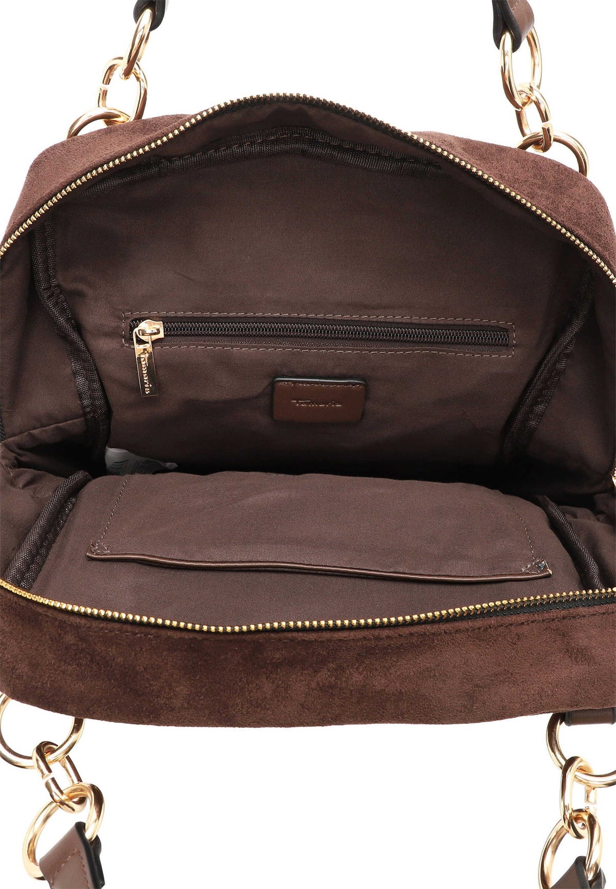Tamaris Rucksack Manja 34876 Dunkelbraun - Detailansicht Innenleben