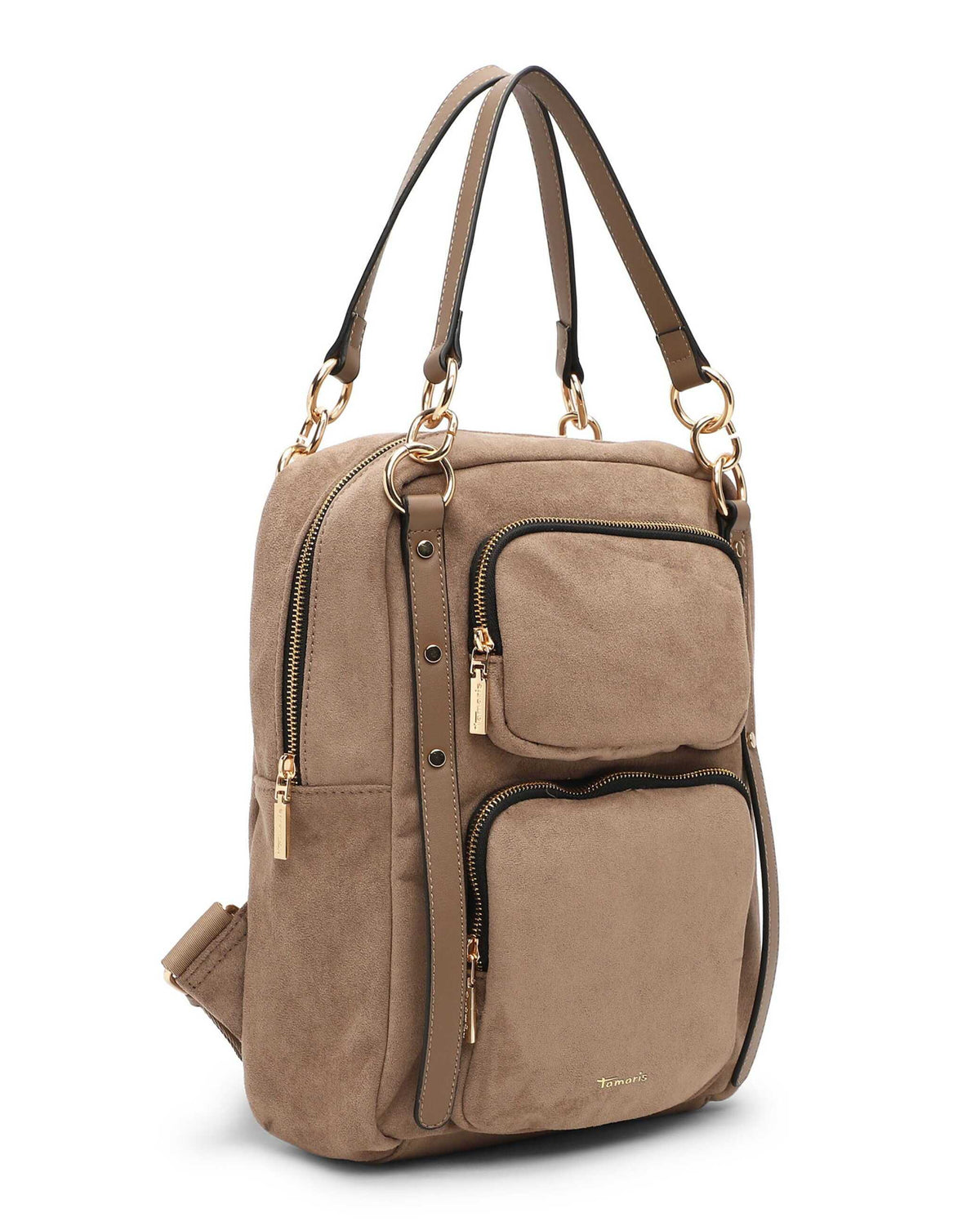 Tamaris Rucksack Manja 34876 Taupe - Seitenansicht