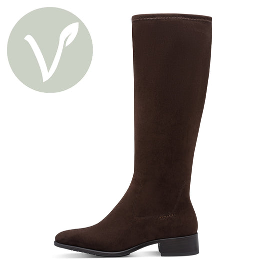 Tamaris Stiefel 25540 Mocca - Vegan und Touch-it Fußbett - Seitenansicht