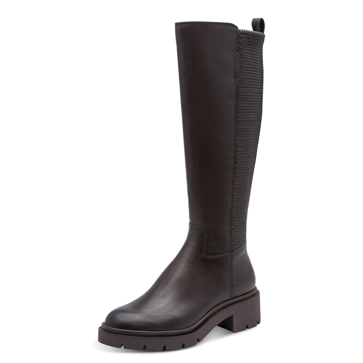Tamaris Stiefel 25610 Mocca - Vegan mit Touch-it Fußbett - Vorderansicht