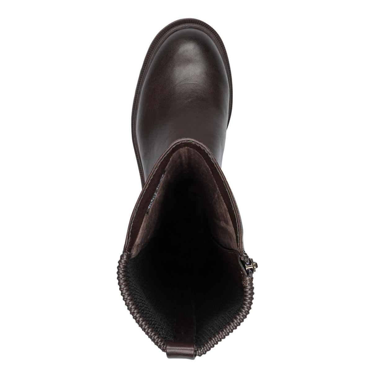 Tamaris Stiefel 25610 Mocca - Vegan mit Touch-it Fußbett - Draufsicht