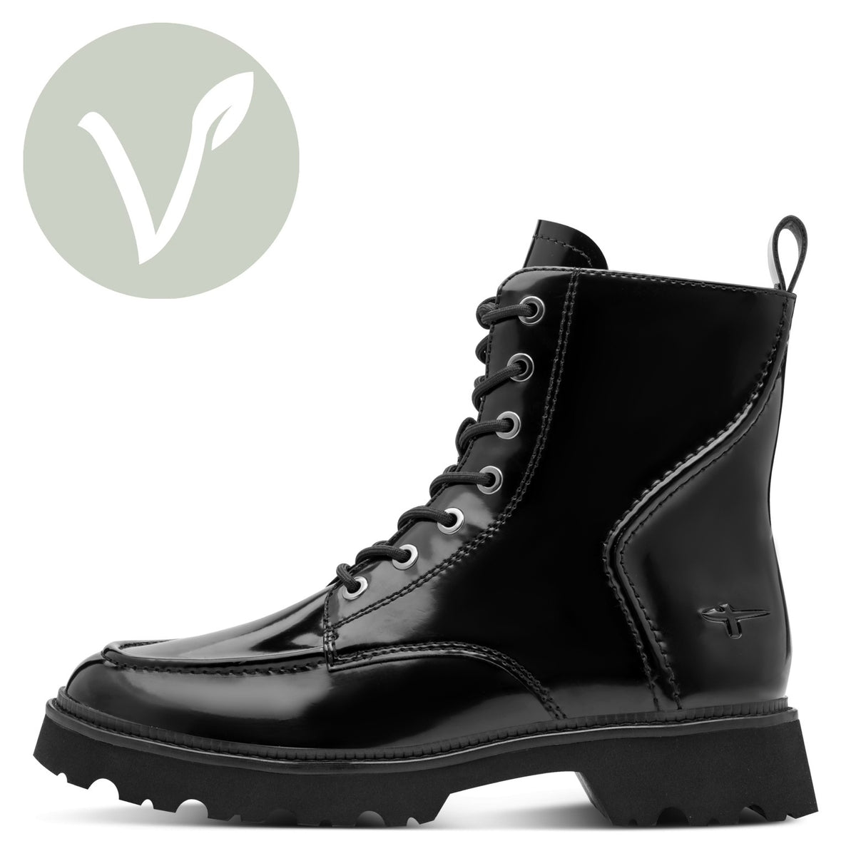 Tamaris Stiefelette 25240 Schwarz - Vegan mit Touch-it Fußbett - Seitenansicht