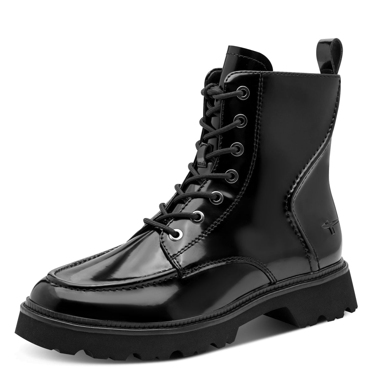 Tamaris Stiefelette 25240 Schwarz - Vegan mit Touch-it Fußbett - Frontansicht