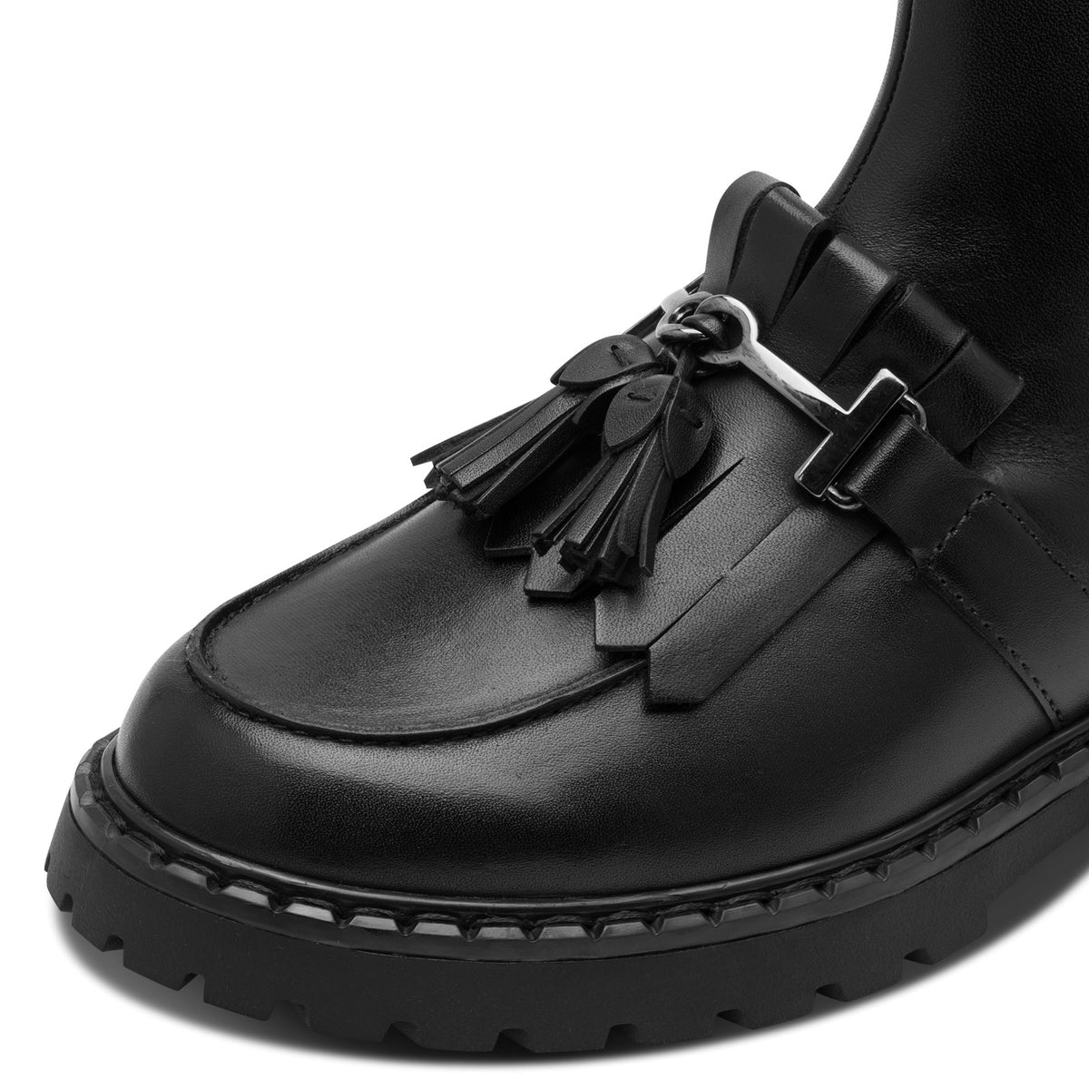 Tamaris Lederstiefelette 25493 Schwarz - Detail der Schuhform