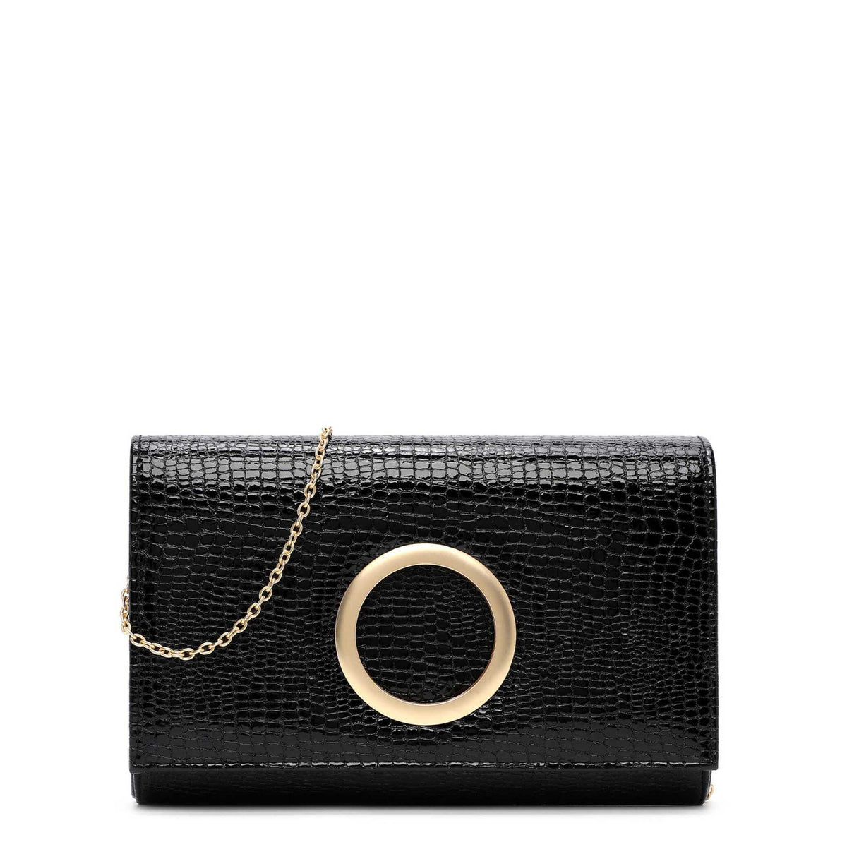 Tamaris Clutch Amalia Circle 34785 Schwarz - Vorderansicht