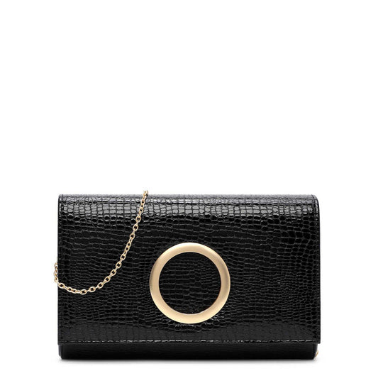 Tamaris Clutch Amalia Circle 34785 Schwarz - Vorderansicht