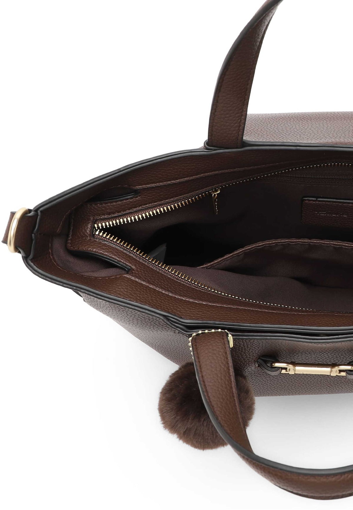 Tamaris Shopper Marissa 34844 Dunkelbraun - Detailansicht Innenleben