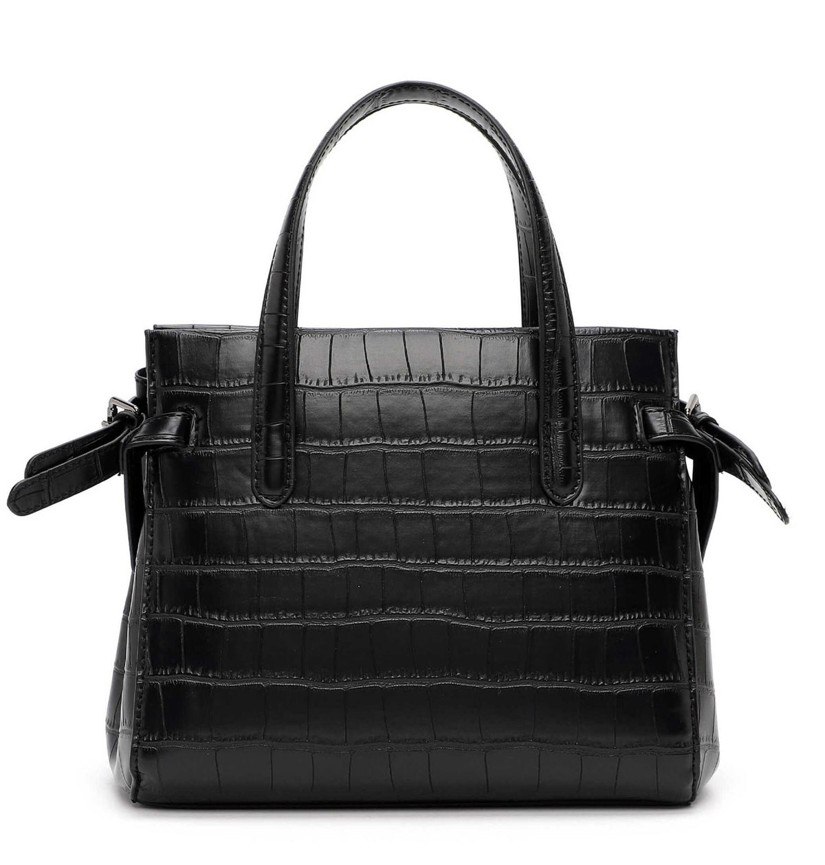 Tamaris Shopper Marion 34853 Schwarz/Croco - stilvoll durch den Alltag - Rückansicht
