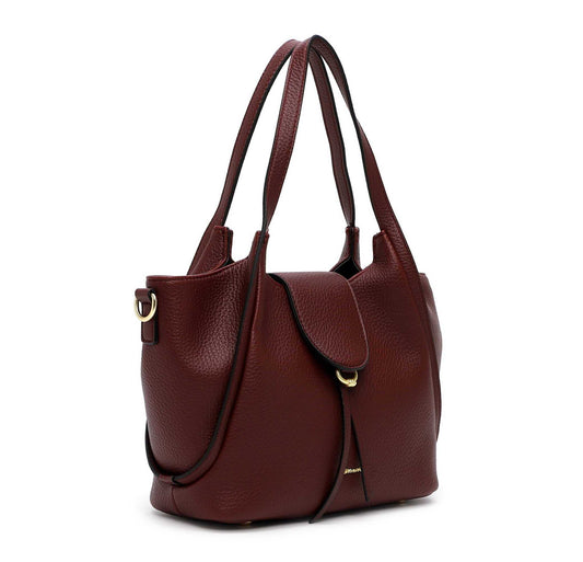 Tamaris Shopper Manuela 35043 Weinrot - Stilvoller Begleiter - Seitenansicht