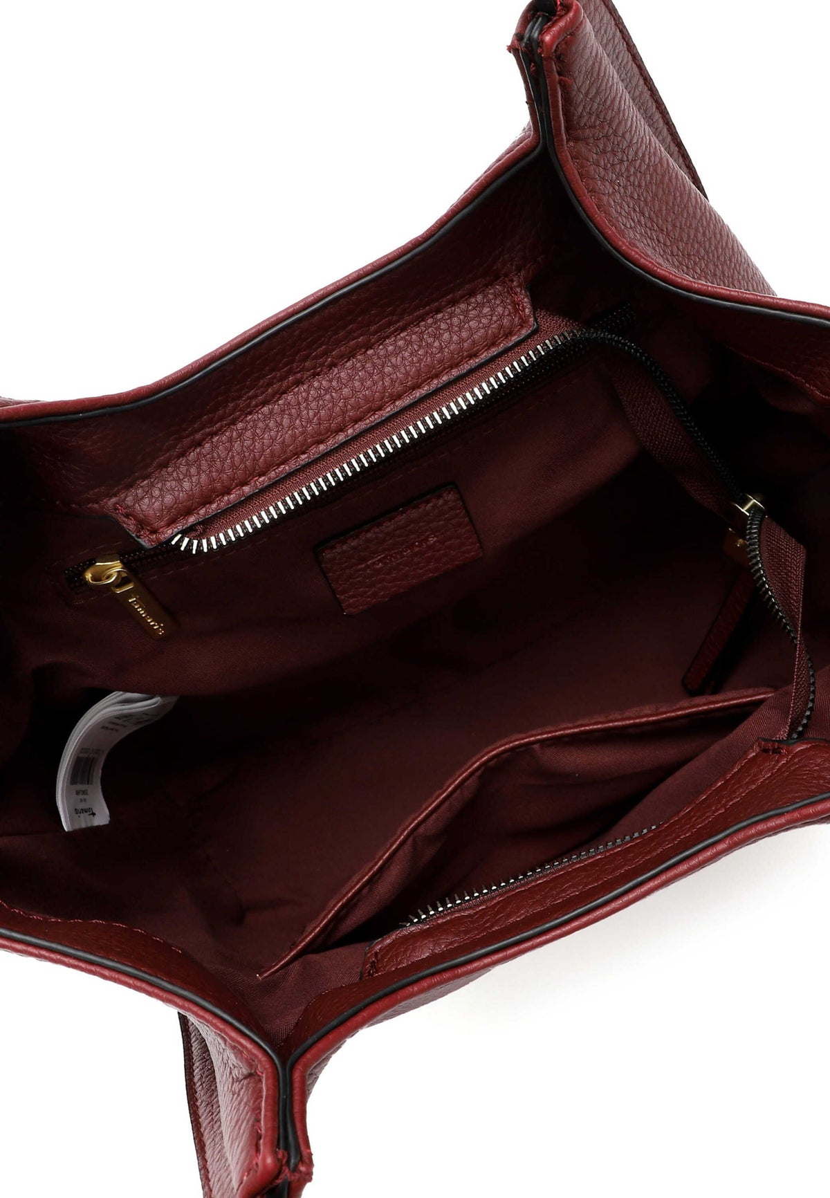 Tamaris Shopper Manuela 35043 Weinrot - Stilvoller Begleiter - Ansicht Innenleben