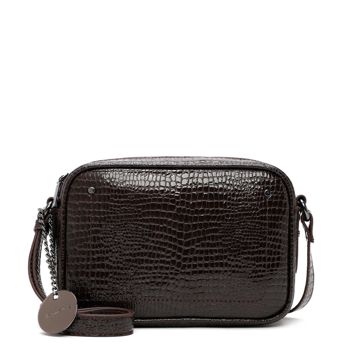 Tamaris Crossbody Marina 34980 Braun Snake, Crossbody mit Kokroprägung - Vorderansicht