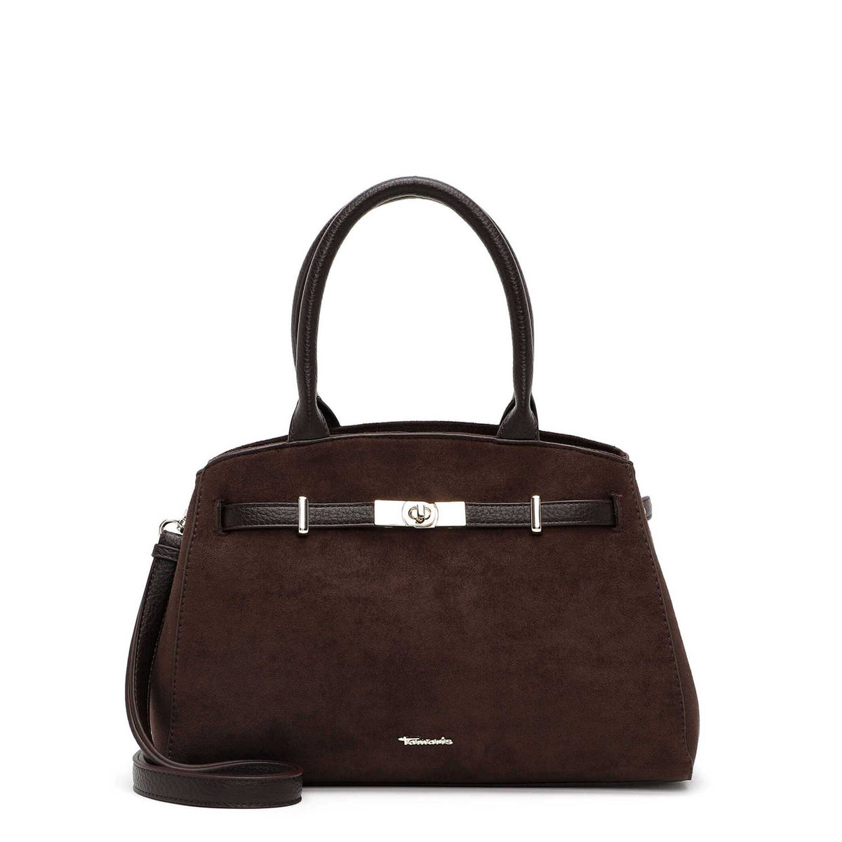 Tamaris Shopper Martina 35021 Dunkelbraun - für Büro, City & Freizeit - Vorderansicht