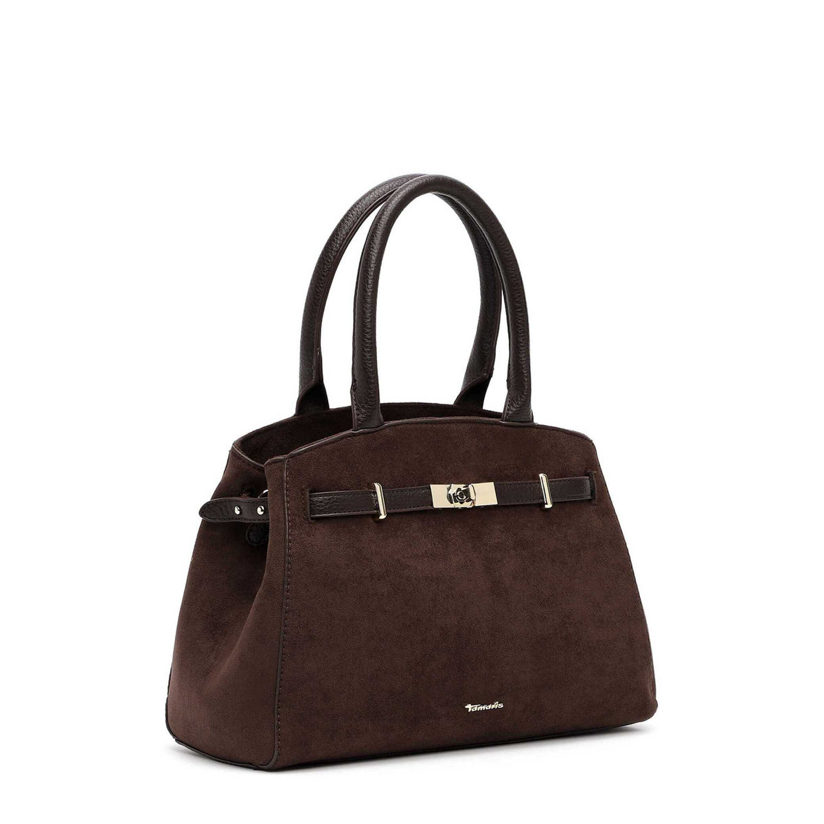 Tamaris Shopper Martina 35021 Dunkelbraun - für Büro, City & Freizeit - Seitenansicht