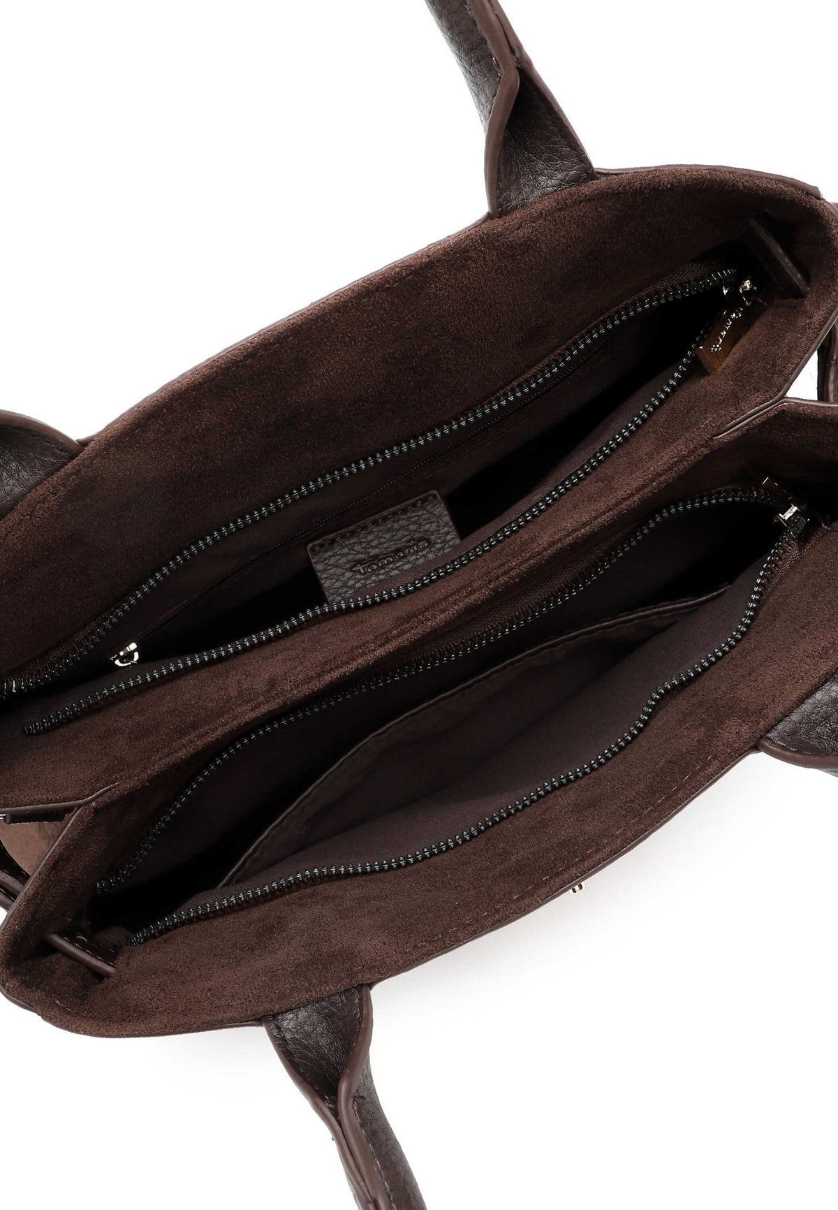 Tamaris Shopper Martina 35021 Dunkelbraun - für Büro, City & Freizeit - Ansicht Innenleben