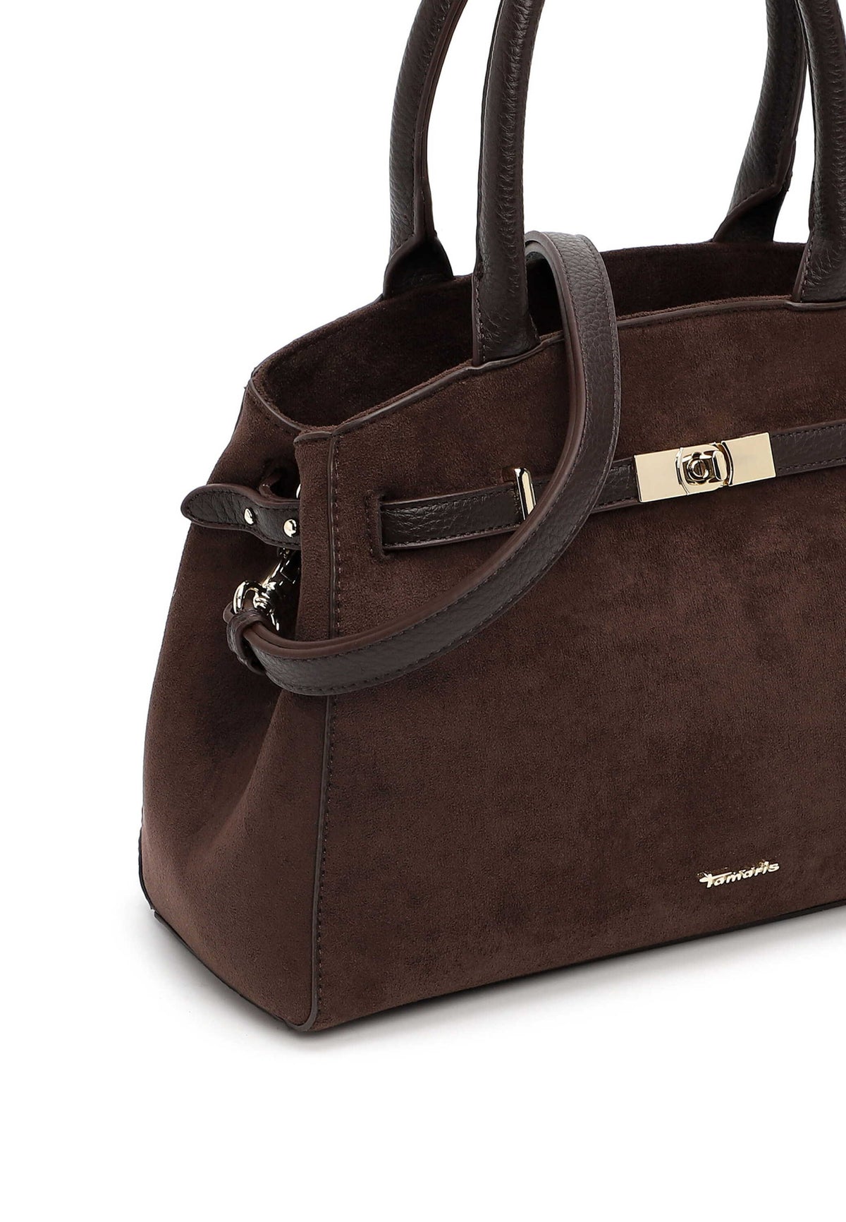 Tamaris Shopper Martina 35021 Dunkelbraun - für Büro, City & Freizeit - Detailansicht