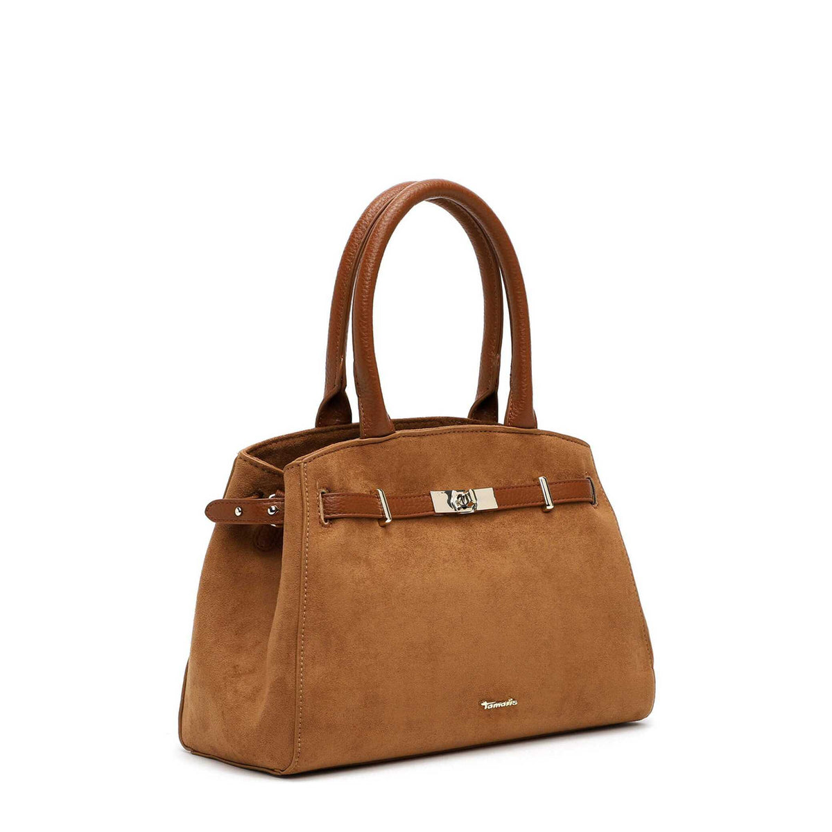 Tamaris Shopper Martina 35021 Cognac - für Büro, City & Freizeit- Seitenansicht