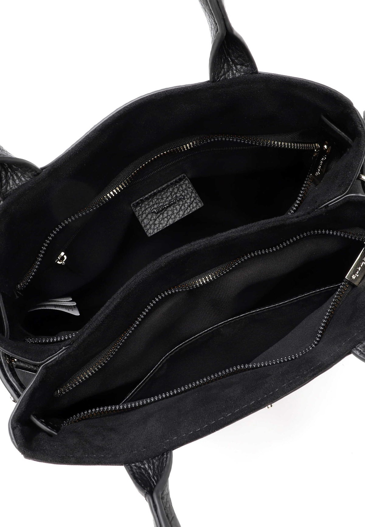 Tamaris Shopper Martina 35021 Schwarz - für Büro, City & Freizeit - Ansicht Innenleben
