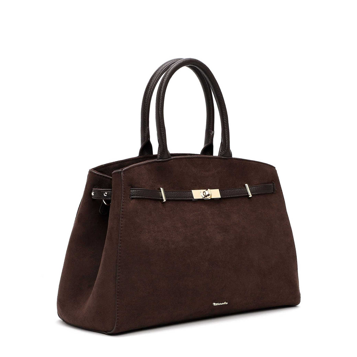 Tamaris Shopper Martina 35022 Dunkelbraun - für Büro, City & Freizeit - Seitenansicht