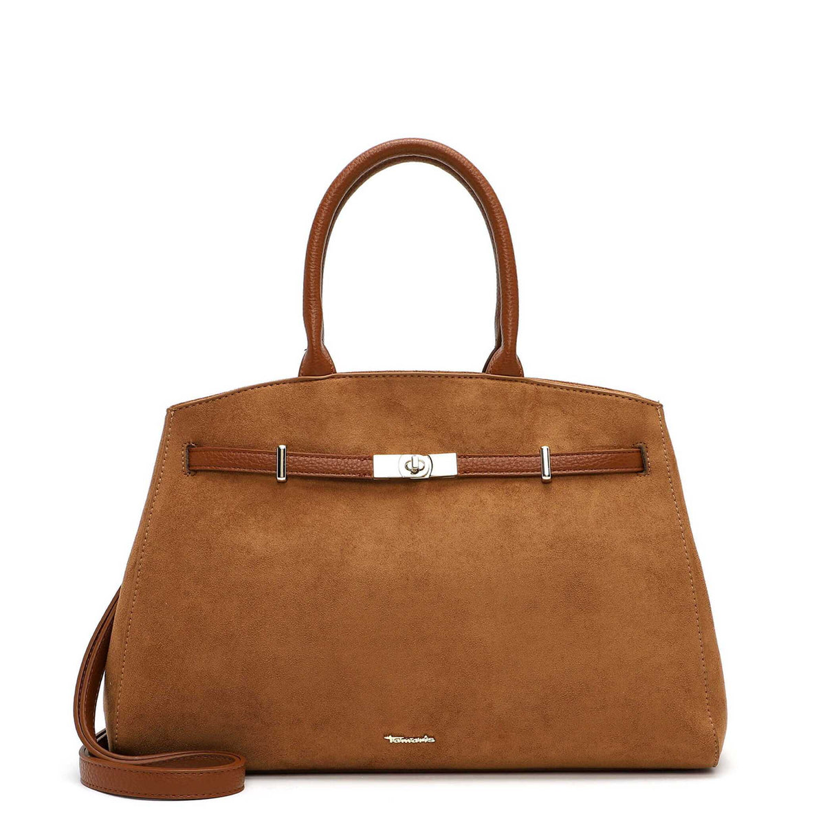 Tamaris Shopper Martina 35022 Cognac - für Büro, City & Freizeit- Vorderansicht