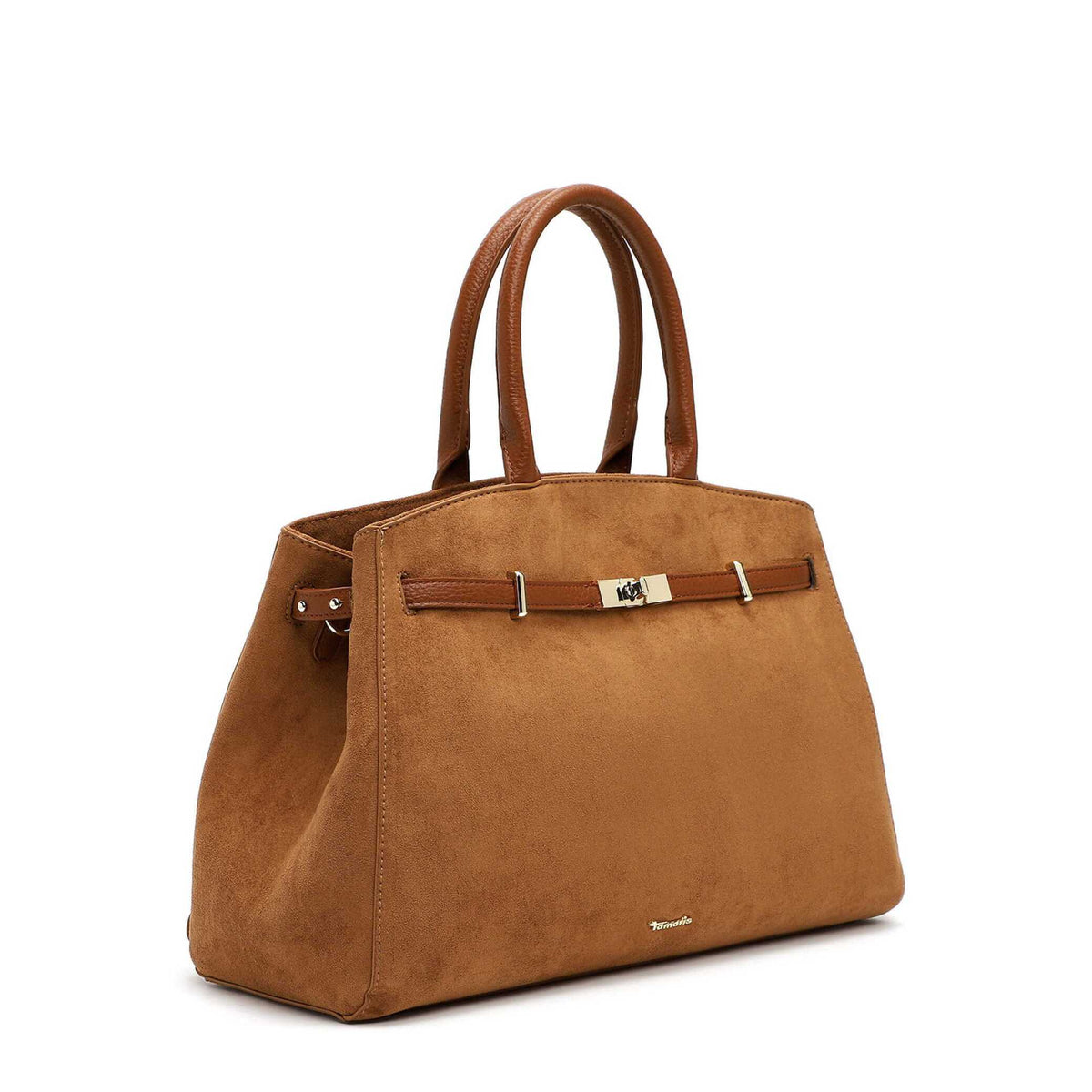 Tamaris Shopper Martina 35022 Cognac - für Büro, City & Freizeit - Seitenansicht
