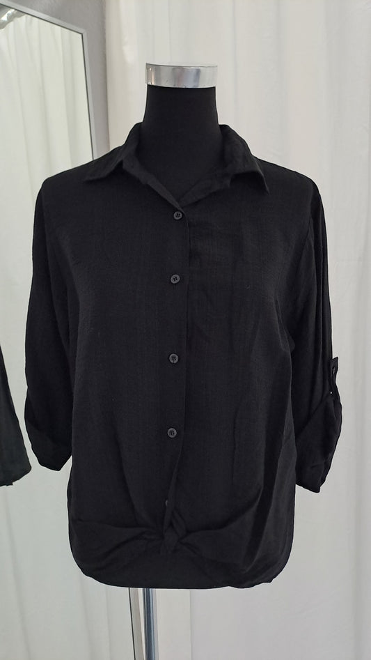 Flora Fashion Bluse 1922 Schwarz