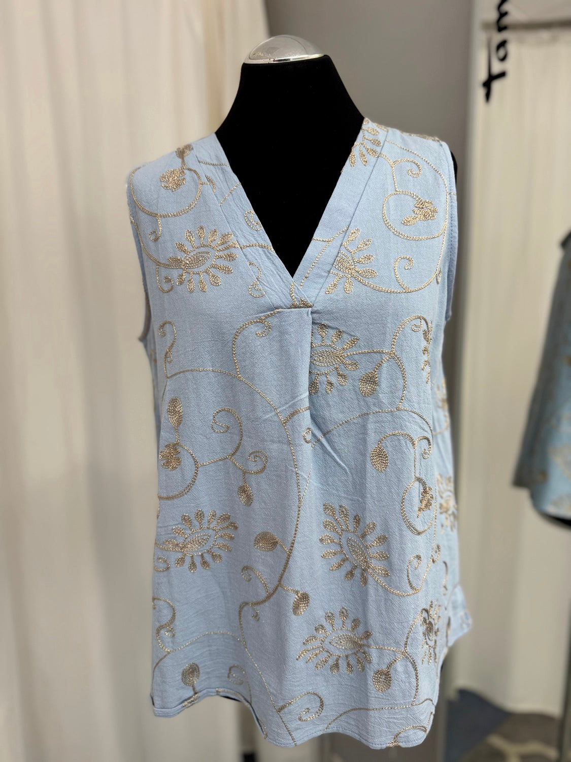 Liping Moda Blusentop 4015 Hellblau