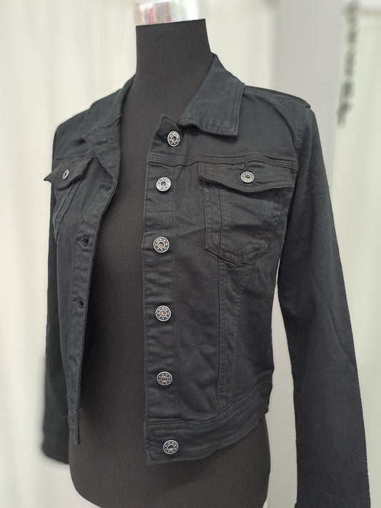 Melly & Co Jeansjacke 16553 Schwarz