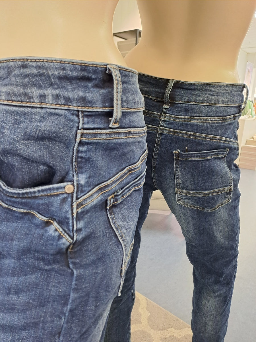 Melly & Co Jeans 13284 Blau
