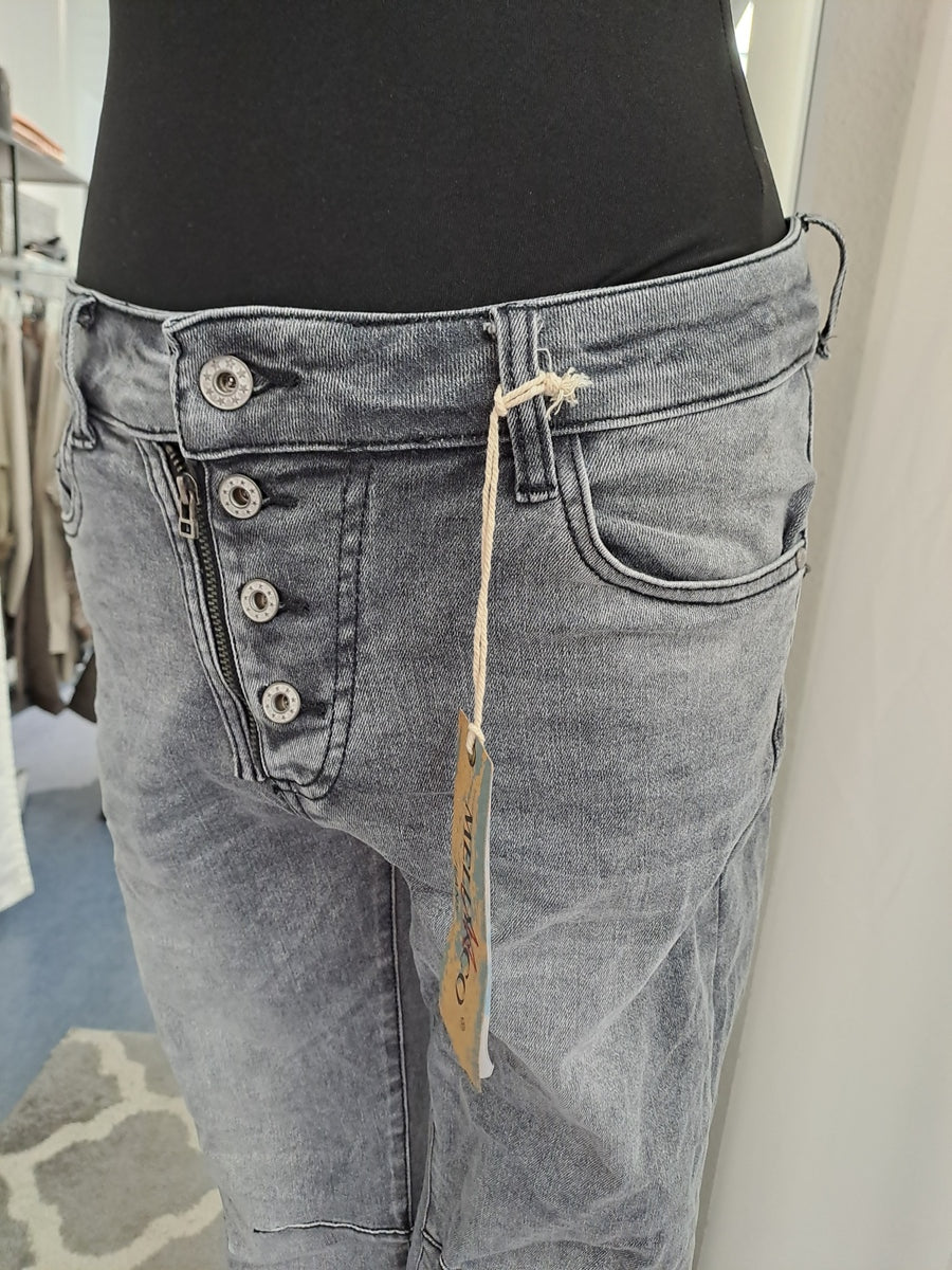 Melly & Co Jeans 15574 Grau