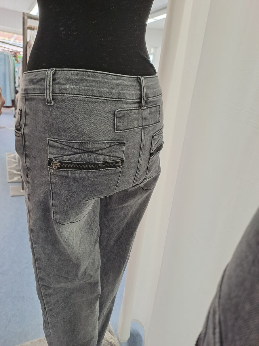 Melly & Co Jeans 15574 Grau