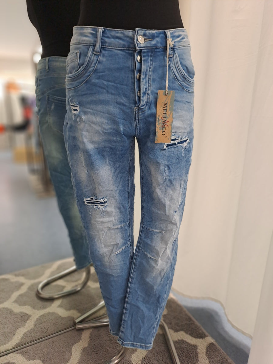 Melly & Co Jeans 15577 Blau