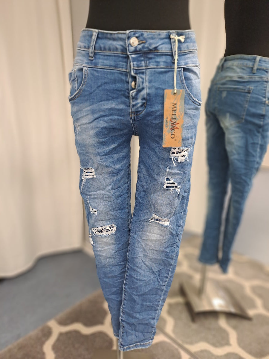 Melly & Co Jeans 15583 Blau