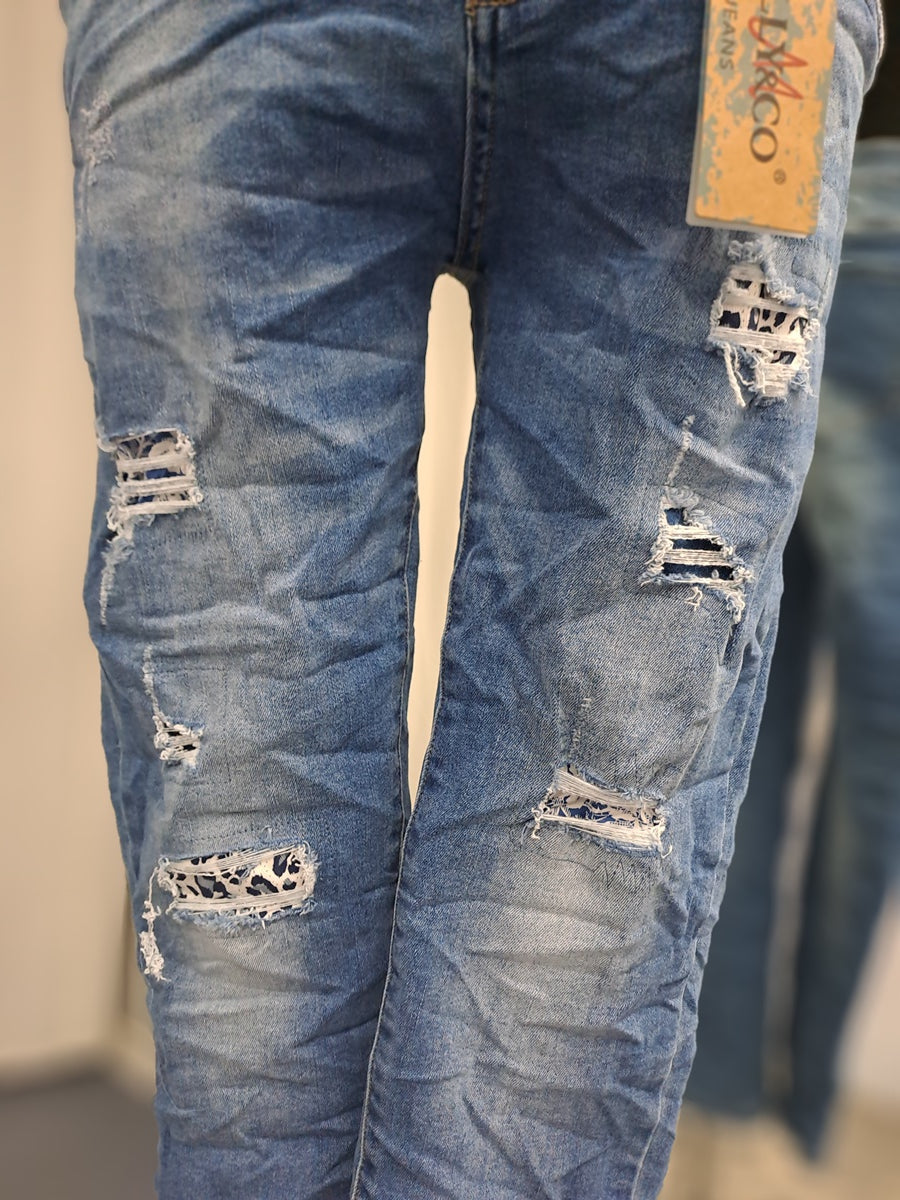 Melly & Co Jeans 15583 Blau